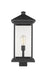 Z-Lite Canada - One Light Outdoor Post Mount Fixture - Portland - Black- Union Lighting Luminaires Decor