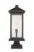 Z-Lite Canada - One Light Outdoor Pier Mounted Fixture - Portland - Oil Rubbed Bronze- Union Lighting Luminaires Decor
