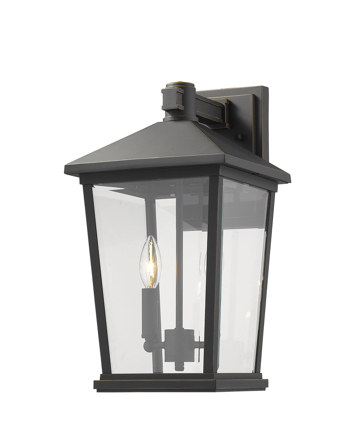 Z-Lite Canada - Two Light Outdoor Wall Mount - Beacon - Oil Rubbed Bronze- Union Lighting Luminaires Decor
