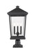 Z-Lite Canada - Three Light Outdoor Pier Mounted Fixture - Beacon - Black- Union Lighting Luminaires Decor