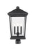 Z-Lite Canada - Three Light Outdoor Post Mount Fixture - Beacon - Black- Union Lighting Luminaires Decor