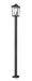 Z-Lite Canada - Three Light Outdoor Post Mounted Fixture - Beacon - Black- Union Lighting Luminaires Decor