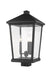 Z-Lite Canada - Three Light Outdoor Post Mount Fixture - Beacon - Black- Union Lighting Luminaires Decor