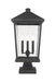 Z-Lite Canada - Three Light Outdoor Pier Mounted Fixture - Beacon - Oil Rubbed Bronze- Union Lighting Luminaires Decor