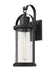Z-Lite Canada - One Light Outdoor Wall Light - Roundhouse - Black- Union Lighting Luminaires Decor