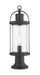 Z-Lite Canada - One Light Outdoor Pier Mounted Fixture - Roundhouse - Black- Union Lighting Luminaires Decor
