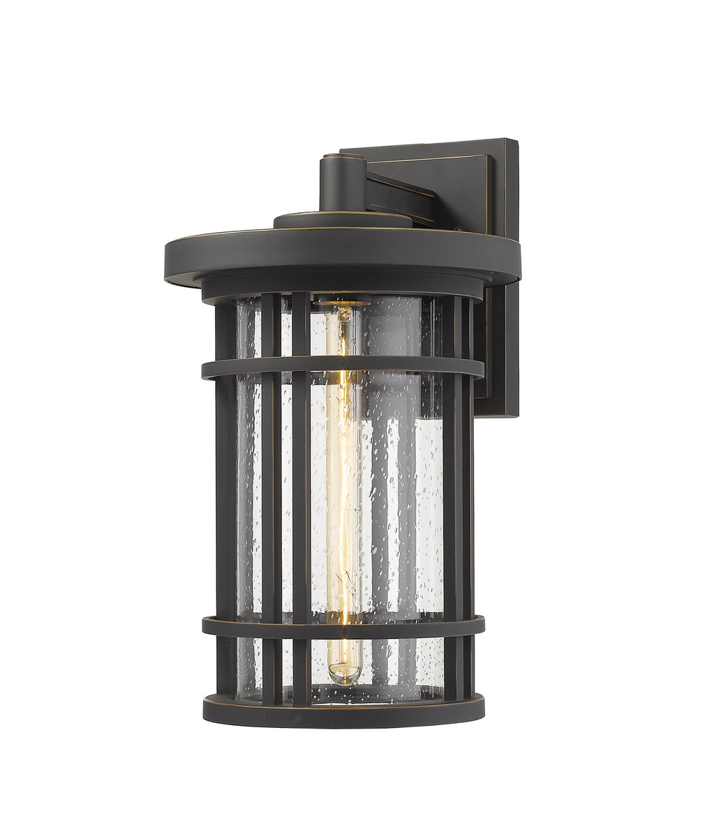 Z-Lite Canada - One Light Outdoor Wall Light - Jordan - Oil Rubbed Bronze- Union Lighting Luminaires Decor