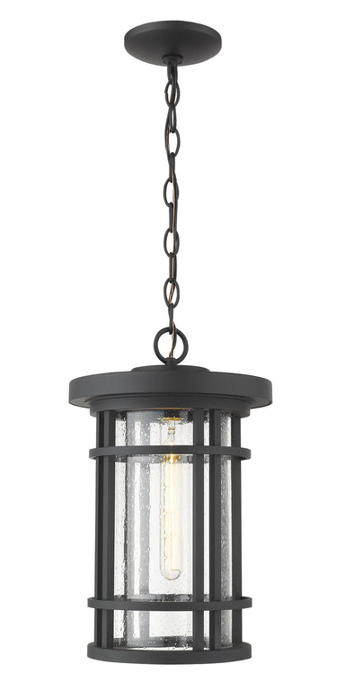 Z-Lite Canada - One Light Outdoor Chain Mount - Jordan - Black- Union Lighting Luminaires Decor