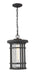 Z-Lite Canada - One Light Outdoor Chain Mount - Jordan - Oil Rubbed Bronze- Union Lighting Luminaires Decor