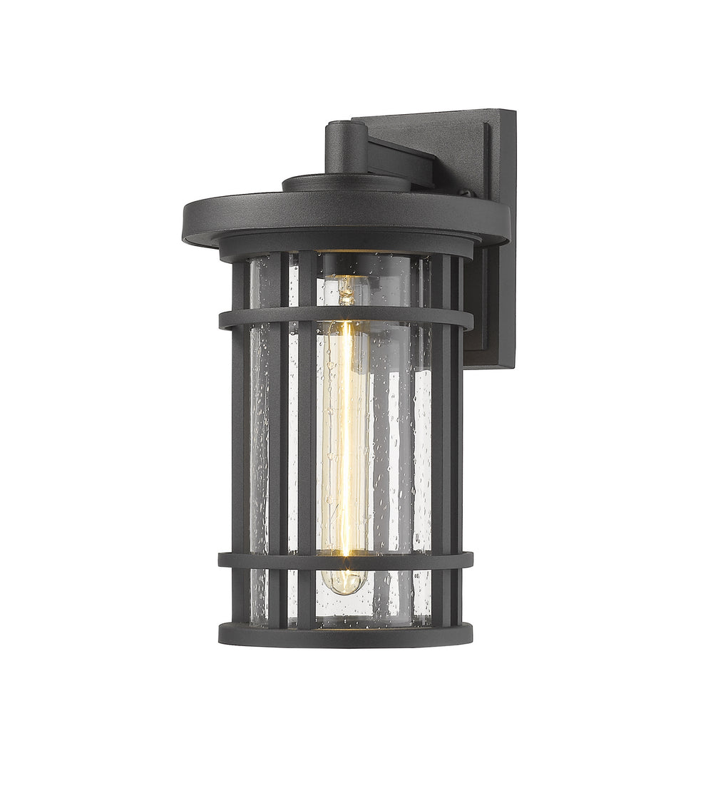 Z-Lite Canada - One Light Outdoor Wall Light - Jordan - Black- Union Lighting Luminaires Decor