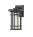 Z-Lite Canada - One Light Outdoor Wall Light - Jordan - Black- Union Lighting Luminaires Decor