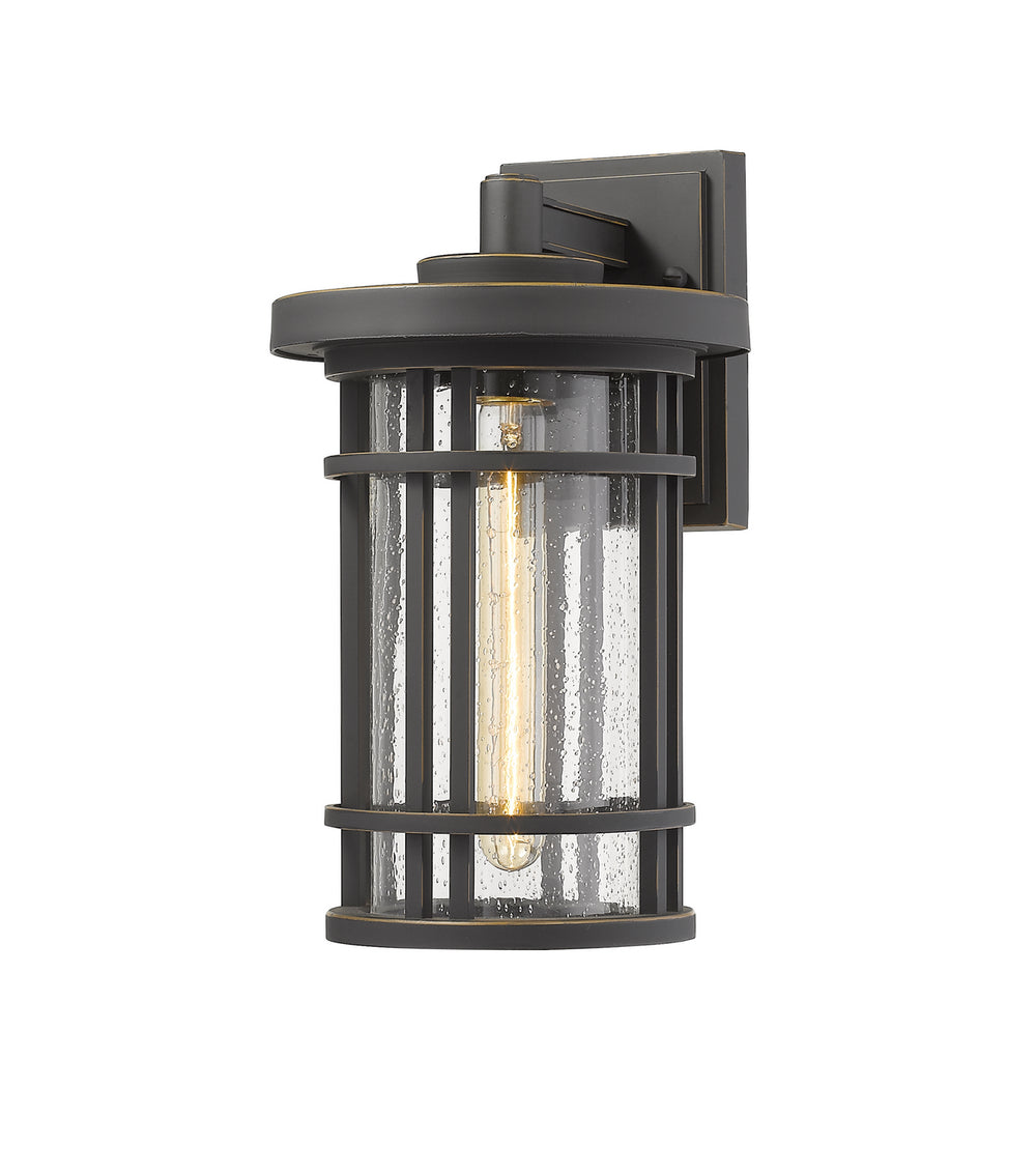 Z-Lite Canada - One Light Outdoor Wall Light - Jordan - Oil Rubbed Bronze- Union Lighting Luminaires Decor