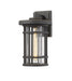 Z-Lite Canada - One Light Outdoor Wall Light - Jordan - Oil Rubbed Bronze- Union Lighting Luminaires Decor