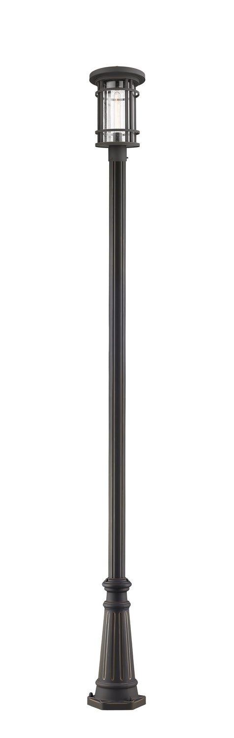 Z-Lite Canada - One Light Outdoor Post Mount - Jordan - Oil Rubbed Bronze- Union Lighting Luminaires Decor