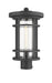 Z-Lite Canada - One Light Outdoor Post Mount - Jordan - Black- Union Lighting Luminaires Decor