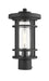 Z-Lite Canada - One Light Outdoor Post Mount - Jordan - Black- Union Lighting Luminaires Decor