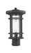 Z-Lite Canada - One Light Outdoor Post Mount - Jordan - Oil Rubbed Bronze- Union Lighting Luminaires Decor