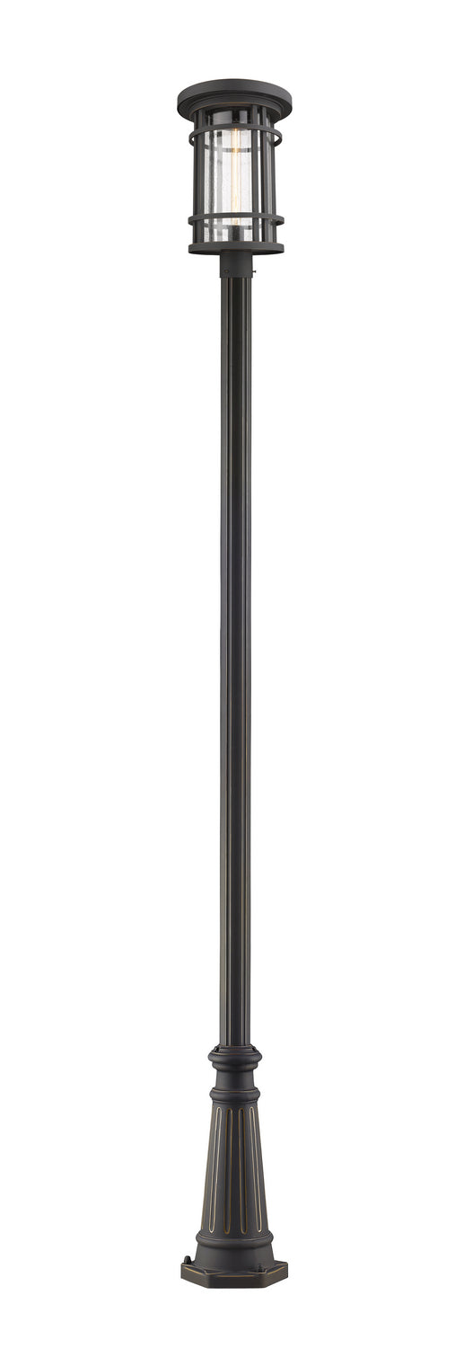 Z-Lite Canada - One Light Outdoor Post Mount - Jordan - Oil Rubbed Bronze- Union Lighting Luminaires Decor