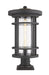 Z-Lite Canada - One Light Outdoor Pier Mount - Jordan - Oil Rubbed Bronze- Union Lighting Luminaires Decor