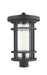 Z-Lite Canada - One Light Outdoor Post Mount - Jordan - Black- Union Lighting Luminaires Decor