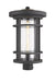 Z-Lite Canada - One Light Outdoor Post Mount - Jordan - Oil Rubbed Bronze- Union Lighting Luminaires Decor