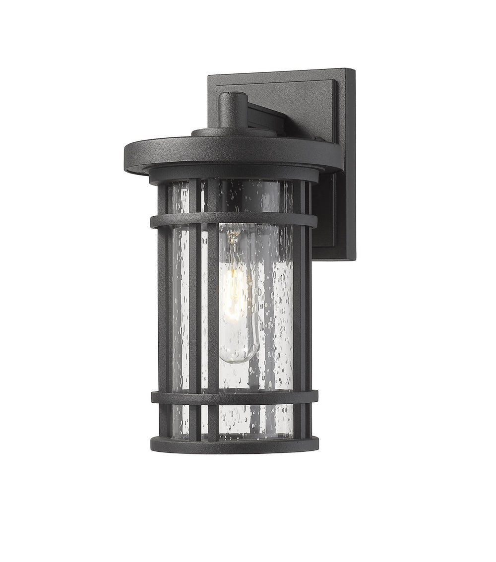 Z-Lite Canada - One Light Outdoor Wall Light - Jordan - Black- Union Lighting Luminaires Decor