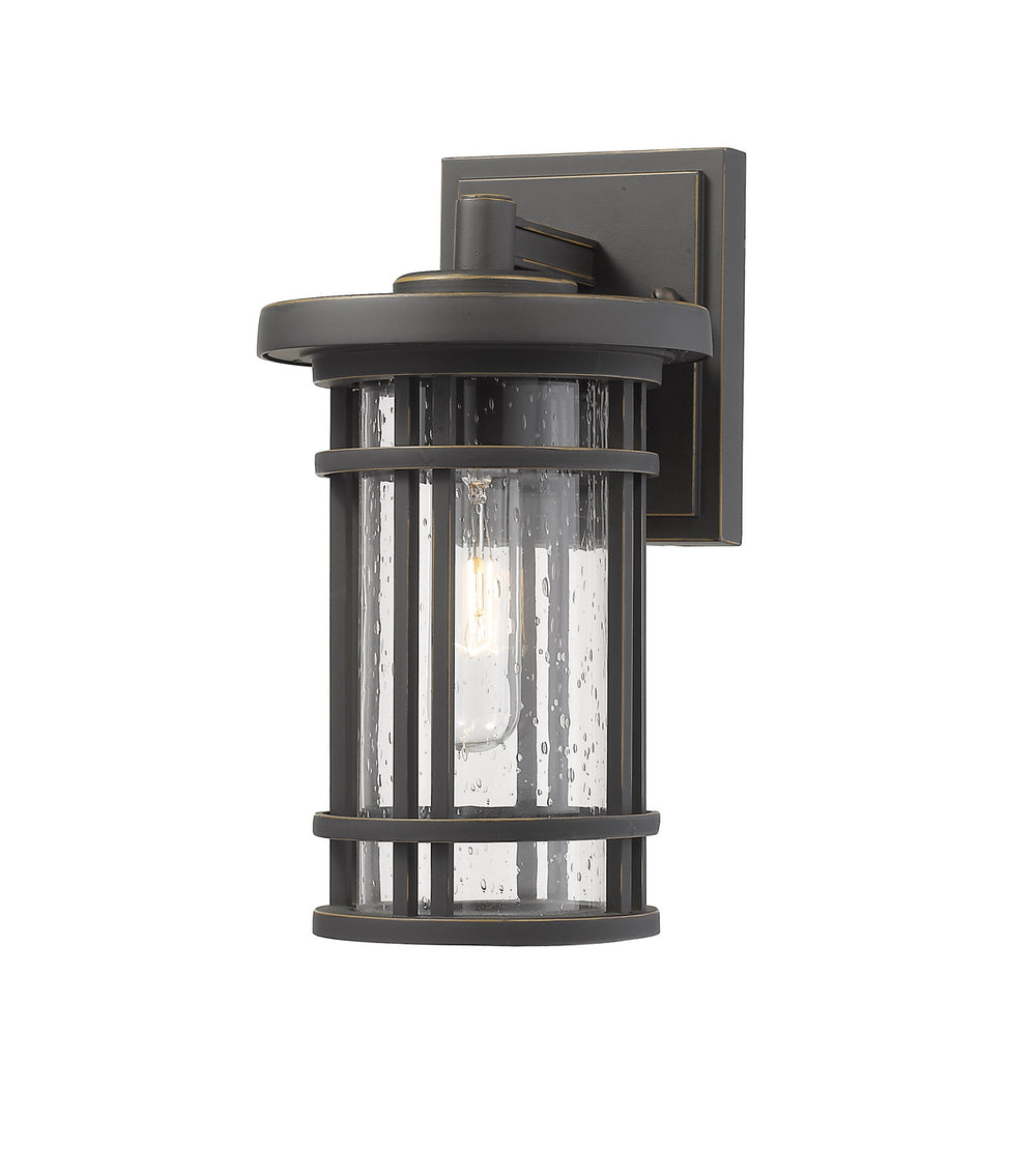 Z-Lite Canada - One Light Outdoor Wall Light - Jordan - Oil Rubbed Bronze- Union Lighting Luminaires Decor