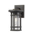 Z-Lite Canada - One Light Outdoor Wall Light - Jordan - Oil Rubbed Bronze- Union Lighting Luminaires Decor