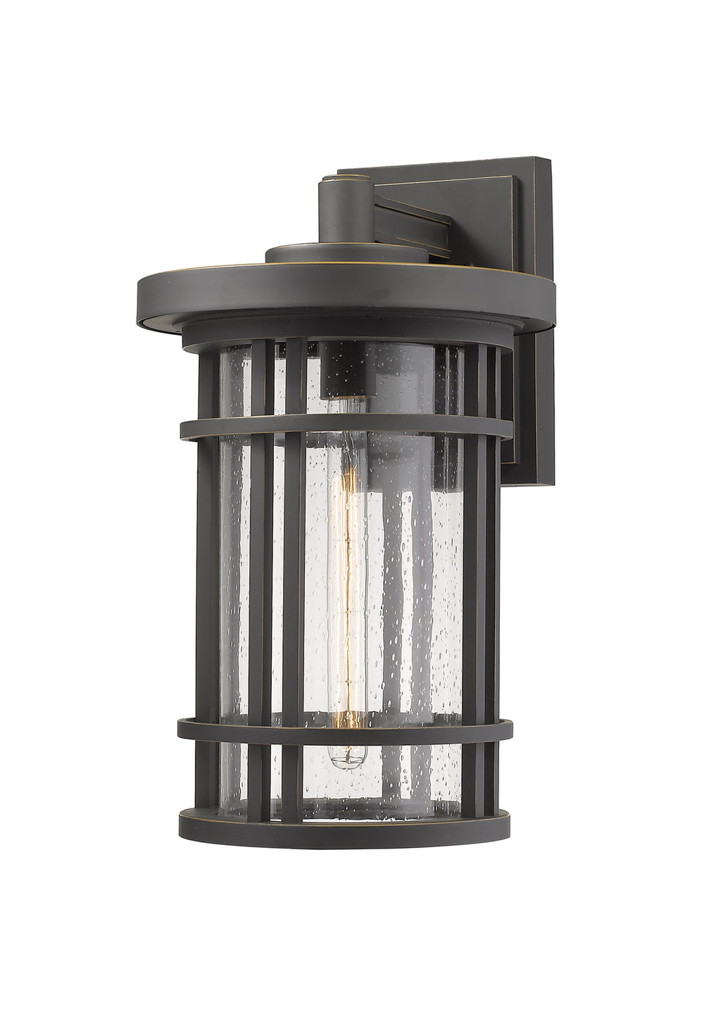 Z-Lite Canada - One Light Outdoor Wall Light - Jordan - Oil Rubbed Bronze- Union Lighting Luminaires Decor