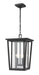Z-Lite Canada - Two Light Outdoor Chain Mount Ceiling Fixture - Seoul - Black- Union Lighting Luminaires Decor
