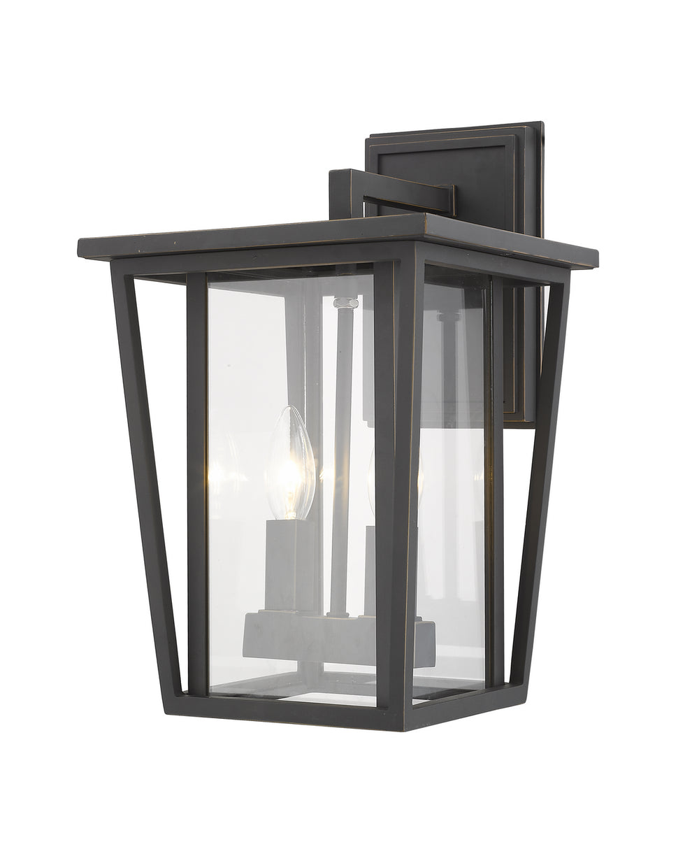 Z-Lite Canada - Two Light Outdoor Wall Sconce - Seoul - Oil Rubbed Bronze- Union Lighting Luminaires Decor