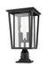 Z-Lite Canada - Two Light Outdoor Pier Mounted Fixture - Seoul - Black- Union Lighting Luminaires Decor