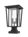 Z-Lite Canada - Two Light Outdoor Pier Mounted Fixture - Seoul - Black- Union Lighting Luminaires Decor
