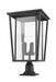 Z-Lite Canada - Three Light Outdoor Pier Mounted Fixture - Seoul - Black- Union Lighting Luminaires Decor