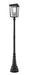 Z-Lite Canada - Three Light Outdoor Post Mounted Fixture - Seoul - Black- Union Lighting Luminaires Decor