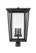 Z-Lite Canada - Three Light Outdoor Post Mount Fixture - Seoul - Black- Union Lighting Luminaires Decor