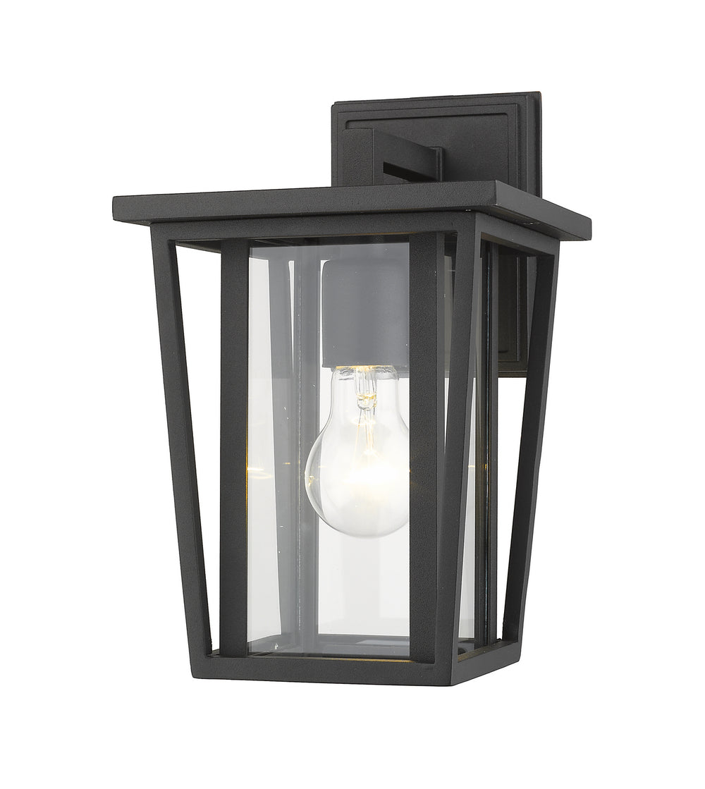 Z-Lite Canada - One Light Outdoor Wall Light - Seoul - Black- Union Lighting Luminaires Decor