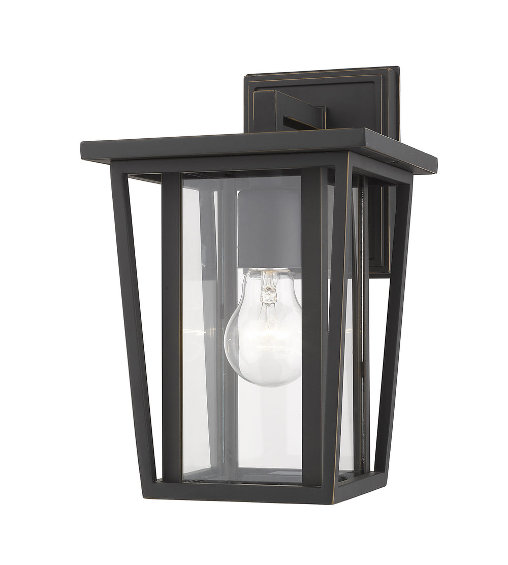 Z-Lite Canada - One Light Outdoor Wall Light - Seoul - Oil Rubbed Bronze- Union Lighting Luminaires Decor