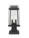 Z-Lite Canada - Two Light Outdoor Pier Mounted Fixture - Millworks - Black- Union Lighting Luminaires Decor