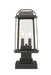 Z-Lite Canada - Two Light Outdoor Pier Mounted Fixture - Millworks - Oil Rubbed Bronze- Union Lighting Luminaires Decor