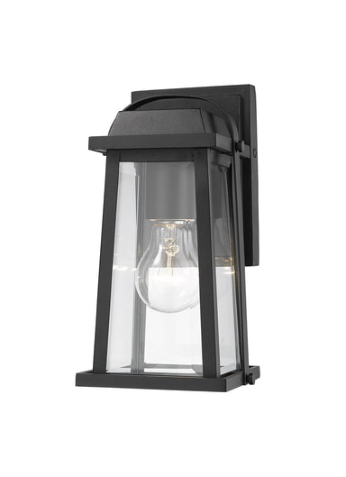 Z-Lite Canada - One Light Outdoor Wall Mount - Millworks - Black- Union Lighting Luminaires Decor