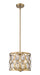 Z-Lite Canada - Three Light Chandelier - Dealey - Heirloom Brass- Union Lighting Luminaires Decor