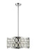 Z-Lite Canada - Five Light Chandelier - Dealey - Chrome- Union Lighting Luminaires Decor