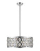 Z-Lite Canada - Six Light Chandelier - Dealey - Chrome- Union Lighting Luminaires Decor