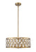 Z-Lite Canada - Six Light Chandelier - Dealey - Heirloom Brass- Union Lighting Luminaires Decor