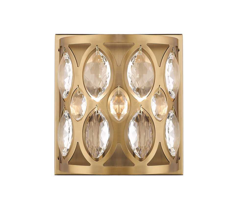 Z-Lite Canada - Two Light Wall Sconce - Dealey - Heirloom Brass- Union Lighting Luminaires Decor