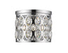 Z-Lite Canada - Three Light Flush Mount - Dealey - Chrome- Union Lighting Luminaires Decor