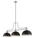 Z-Lite Canada - Three Light Billiard - Melange - Brushed Nickel- Union Lighting Luminaires Decor