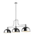 Z-Lite Canada - Three Light Billiard - Melange - Chrome- Union Lighting Luminaires Decor