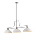 Z-Lite Canada - Three Light Billiard - Melange - Chrome- Union Lighting Luminaires Decor